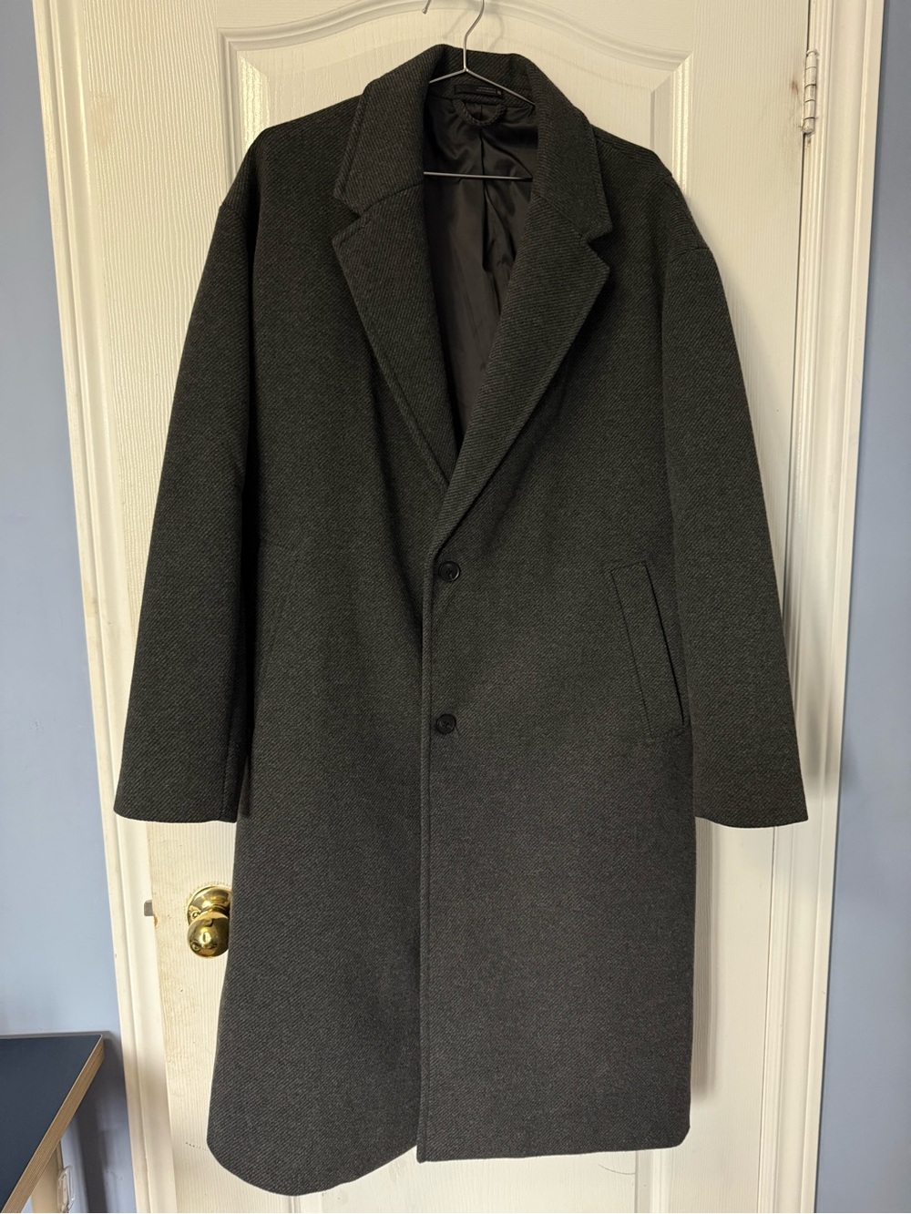 Zara Grey Men’s Overcoat